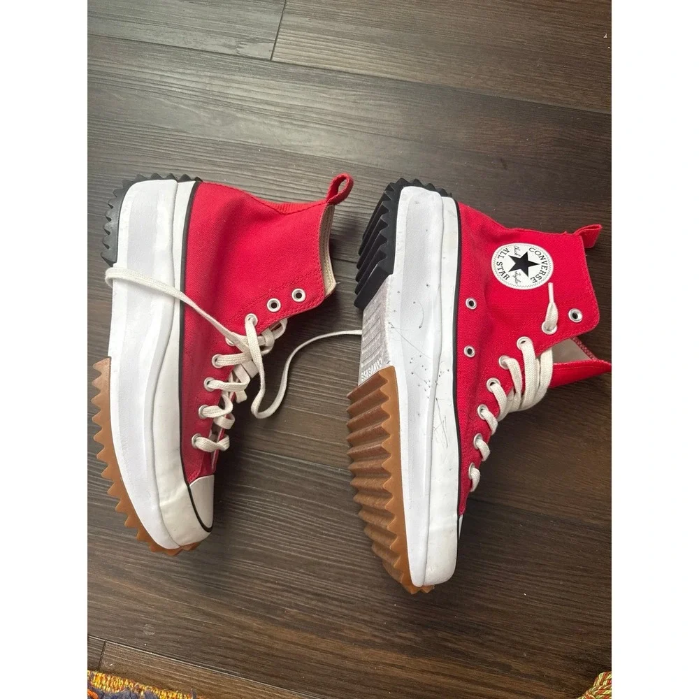 High Top Red Converse - Picture 6 of 12